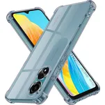 Techsuit Shockproof průhledný silikon Oppo A38 A18 kouřově černý