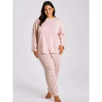 Dámské pyžamo Taro dámské pyžamo bavlna růžové, velikost XXL