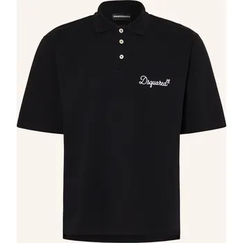 dsquared2 Pánské Jerseyové Polo Tričko, černá, S