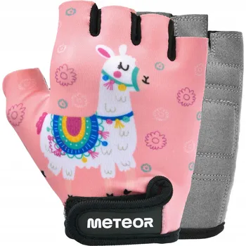 Cyklistické rukavice Cyklistické rukavice Meteor S růžové