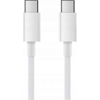 Náhradní díl pro mobilní telefon Nakida USB-C ↔ USB-C kabel 1m, rychlé nabíjení 60W PD + 480 Mb/s datový přenos, bílý (USB-C kabel | USB-C na USB-C | nabíjecí kabel 1m | datový kabel | Power Delivery 60W | rychlonabíjení | kabel pro Samsung | kabel pro Xiaomi | kabel pro notebook | odoln