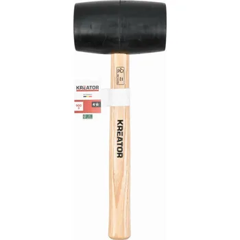 Palice KRTH90603 - Gumová palice černá 900g - Dřevěná násada KREATOR