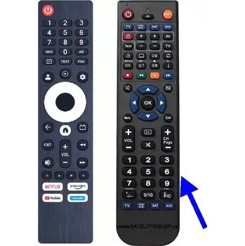 Metz 40MQF7000 dálkový ovladač náhradní