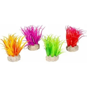 Dekorace do akvária EBI AQUA DELLA Rostlina umělá HAIR GRASS S mix farby 6cm