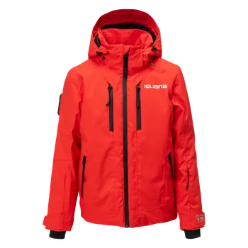 Chlapecká bunda Dětská Zateplená bunda IGUANA PROSLOPE JACKET JR M000284104 – Červená 170