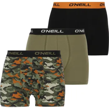 Boxerky Pánské Boxerky O'NEILL M BOXERSHORTS CAMOUFLAGE 3PK 203021096-7000P – Multicolor XXL