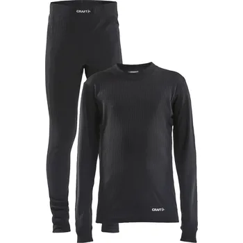 Dětské termoprádlo Dětský Set termoprádla CRAFT CORE DRY BASELAYER SET JR 1909713-999000 – Černá 122/128
