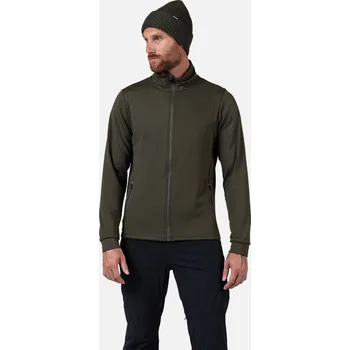 Pánská mikina Pánská Mikina ROSSIGNOL MID LAYER STRETCH JKT RLNML25_A01 – Olivová L