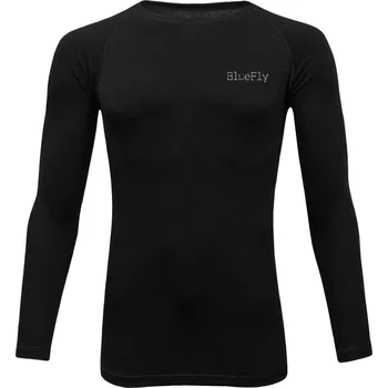 Pánské tričko Triko BLUE FLY Merino Winter LS Barva: Black, Velikost: XXL