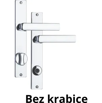 Dveřní kování Dveřní kování Rostex chrom 804 klika/klika/WC rosteč 72