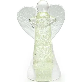 Petrolejová lampa Anděl - svítící pigment zelený | 84256