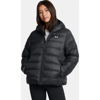Dámská casual bunda Dámská bunda Under Armour LEGEND DOWN HOODED JACKET 1385852-001 Černá XS