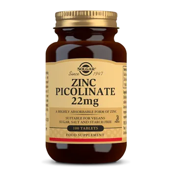 Solgar Zinek 22 mg, 100 tablet