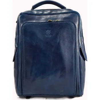 Městský batoh Vere Pelle kožený městský batoh Velio modrý Barva: Modrá