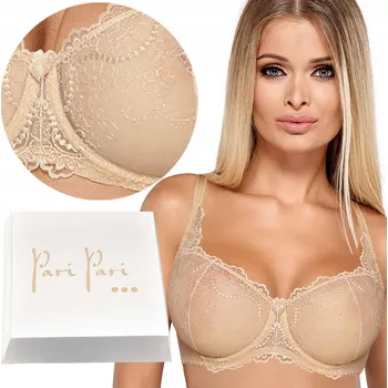 Podprsenka Paripari podprsenka s měkkými košíčky béžová velikost 85F