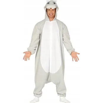 Karnevalový kostým Kostým Kombinéza Hroch Hrošíka 88613 M