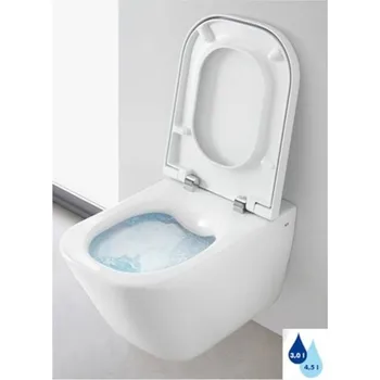 ROCA GAP 7.3464.7.L00.M závěsný klozet Clean Rim Maxiclean