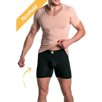 Boxerky Gobi pánské trenýrky proti pocení, černé, M