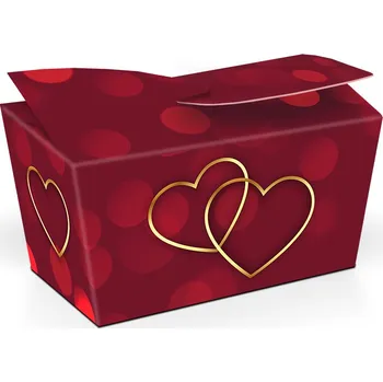 Bonboniéra Selllot, s.r.o., K Hájům 34, 155 00 Praha 5 - Vyrobeno v Itálii SRDÍČKO - Bílá minibonboniérka s čokoládovými pralinkami s kakaovým krémem 28g