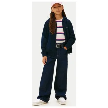 Pánská móda Tommy Hilfiger Mikina Mini Corp KS0KS00726 Tmavomodrá Regular Fit 14Y