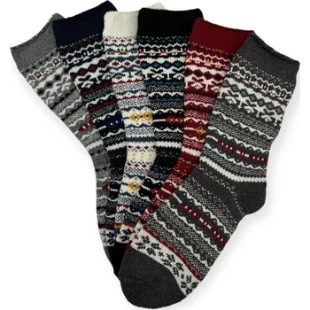 Dámské ponožky Ponožky z ovčí vlny dámské PB-479 - 3 páry - 35-38