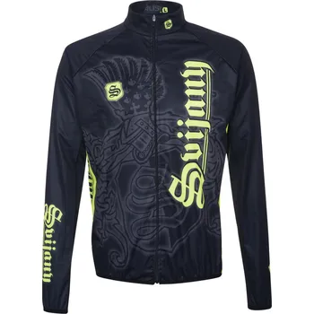 Cyklistická bunda Cyklistická bunda pánská Barva: černožlutá, Velikost: XXL