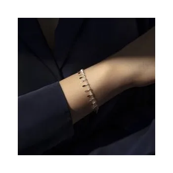 Náramek Lilou Náramek E013X Stříbrná OS