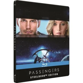 Blu-ray film Pasažéři - Blu-ray 3D + 2D Steelbook (2BD)