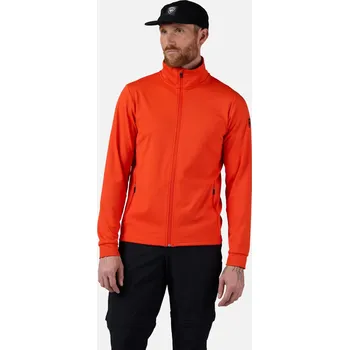 Pánská móda Pánská Mikina ROSSIGNOL MID LAYER STRETCH JKT RLNML25_41P – Oranžová XL