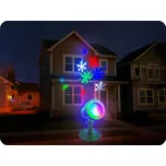 Zahradní projektor LTC LED 4W, IP44, barevné vločky, 2 vyměnitelné stojany [LXBN101]