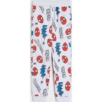 Chlapecké kalhoty Sinsay - Kalhoty joggers Spider-Man - šedá - 838DM-09M - 838DM-09M-140