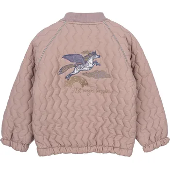 Kojenecká bunda MIKK-LINE Voděodolná bunda s jednorožcem Velikost: 92 Růžová 92