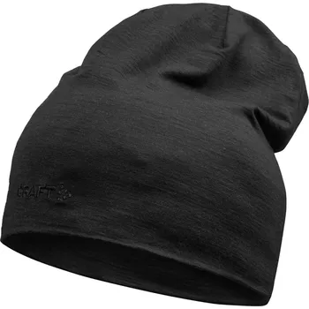 Čepice Čepice CRAFT ESSENCE WOOL HAT 1916631-999000 – Černá L/XL