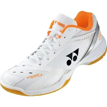 Pánská tenisová obuv Halová obuv YONEX PC 65Z 3 MEN WIDE - bílá, oranžová, Velikost EUR 45.5