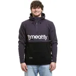 Meatfly pánská technická mikina Tason Purple | Černá | Velikost XL