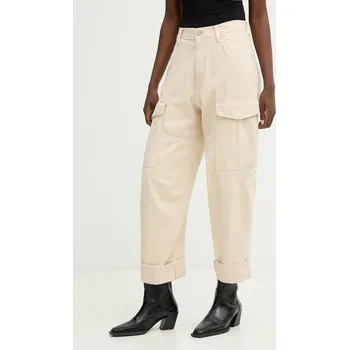 Dámské kalhoty Bavlněné kalhoty G-Star Cargo 3D boyfriend D27022.E078 béžová 01X, vel. 27