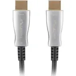 LANBERG kabel HDMI v2.0 M/M 50m optický AOC černý