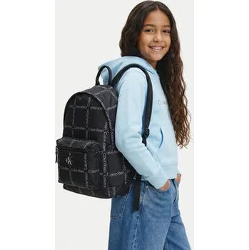 Městský batoh Batoh Calvin Klein Jeans City Grid Aop IU0IU00711 Černá OS