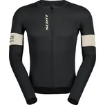 SCOTT Cyklistický dres s dlouhým rukávem letní - ENDURANCE PRO - černá/bílá 2XL