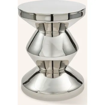 Konferenční stolek Polspotten Odkládací Stolek Zig Zag, stříbrná