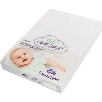 Prostěradlo TRÄUMELAND prostěradlo Tencel UNI weiss