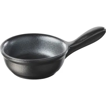 Talíř Porcelánová mini pánvička černá 20 ml BELLE CUISINE NOIR - REVOL (nová)