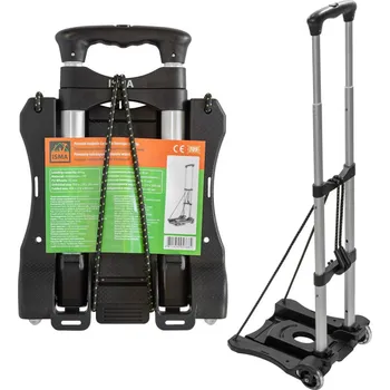 ISMA Skládací skladový vozík, nosnost 40 kg