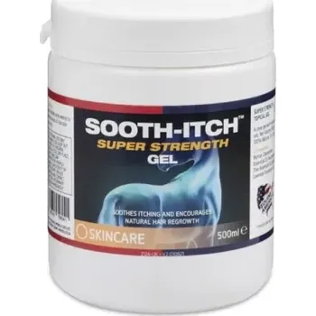Pro koně Sooth Itch gel na zklidnění svědění a pro přirozený růst srsti (Balení, 500 ml)