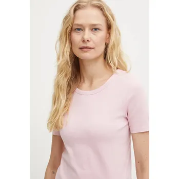 Bavlněné tričko United Colors of Benetton 3GA2E16A0 růžová 30A, vel. XS