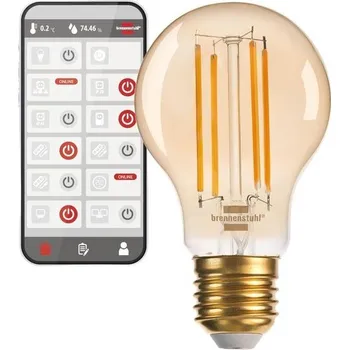 Stojací lampa Brennenstuhl Connect WiFi Filament LED Lamp Standard (klasická žárovka kompatibilní s Amazon Alexa