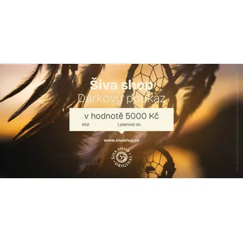 Dárkový poukaz / 5000 Kč