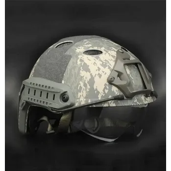 DRAGOWA Tactical Taktická helma Fast PJ s brýlemi Bolt, ACU (bez certifikace)