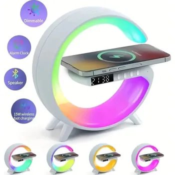 Star Master Chytrá bezdrátová nabíječka s reproduktorem a budíkem mini