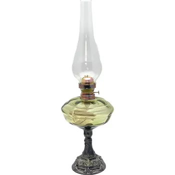 Petrolejová lampa Petrolejová lampa s cínovou nohou - lesní zelená | 81590